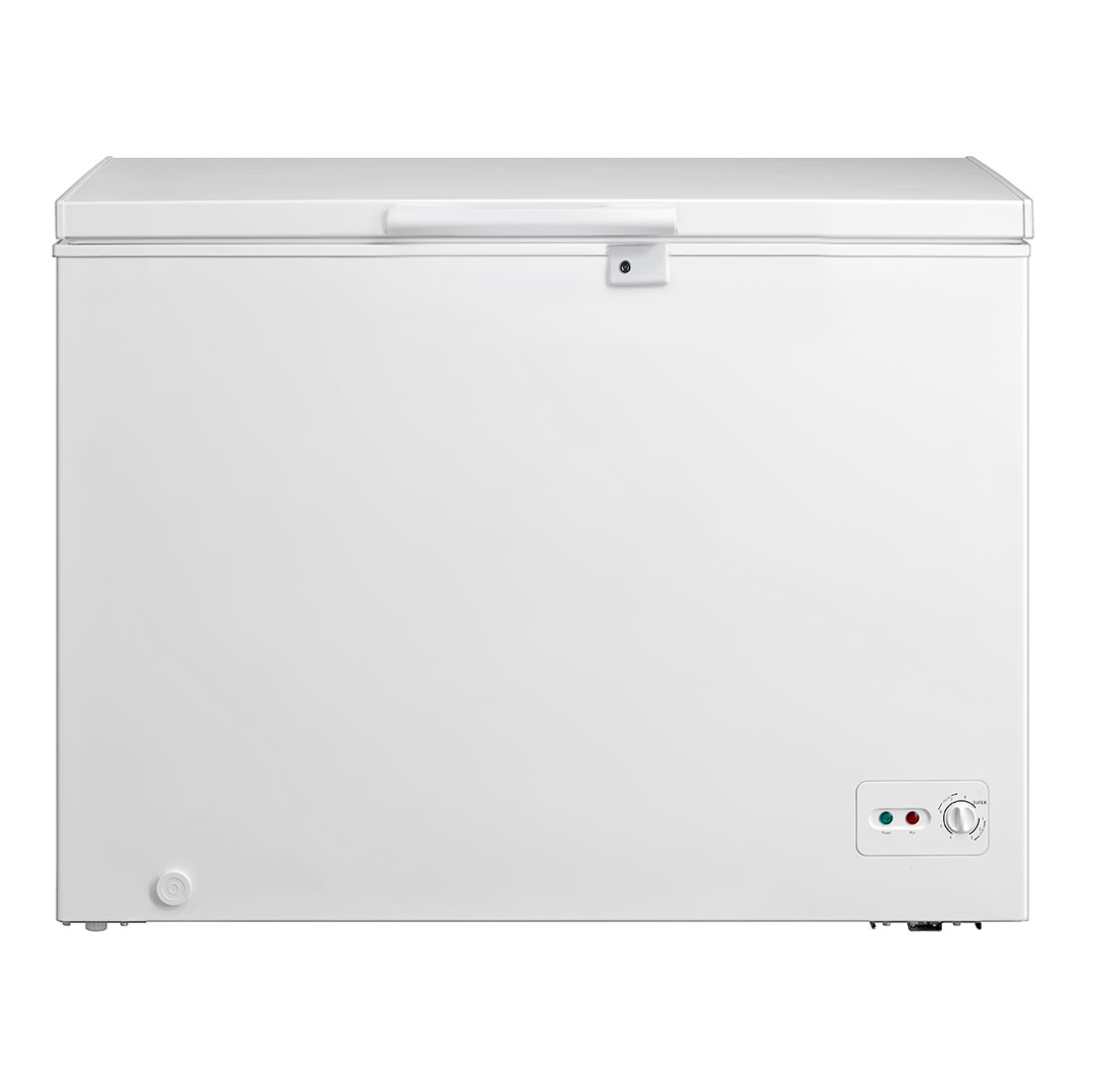Chest Freezer 384L With Lock & Light – White