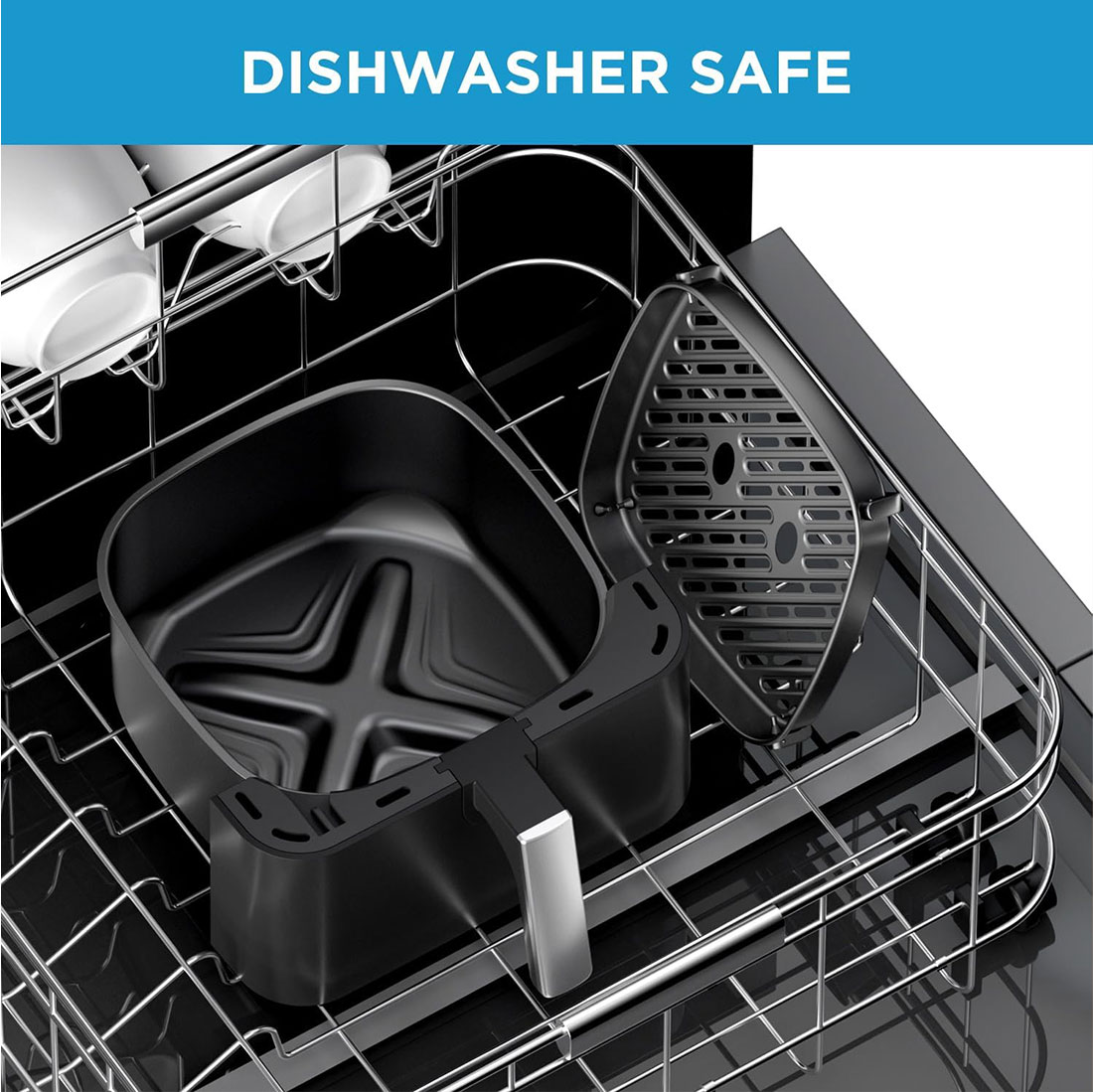 Digital Air Fryer – Clear Window – 5L