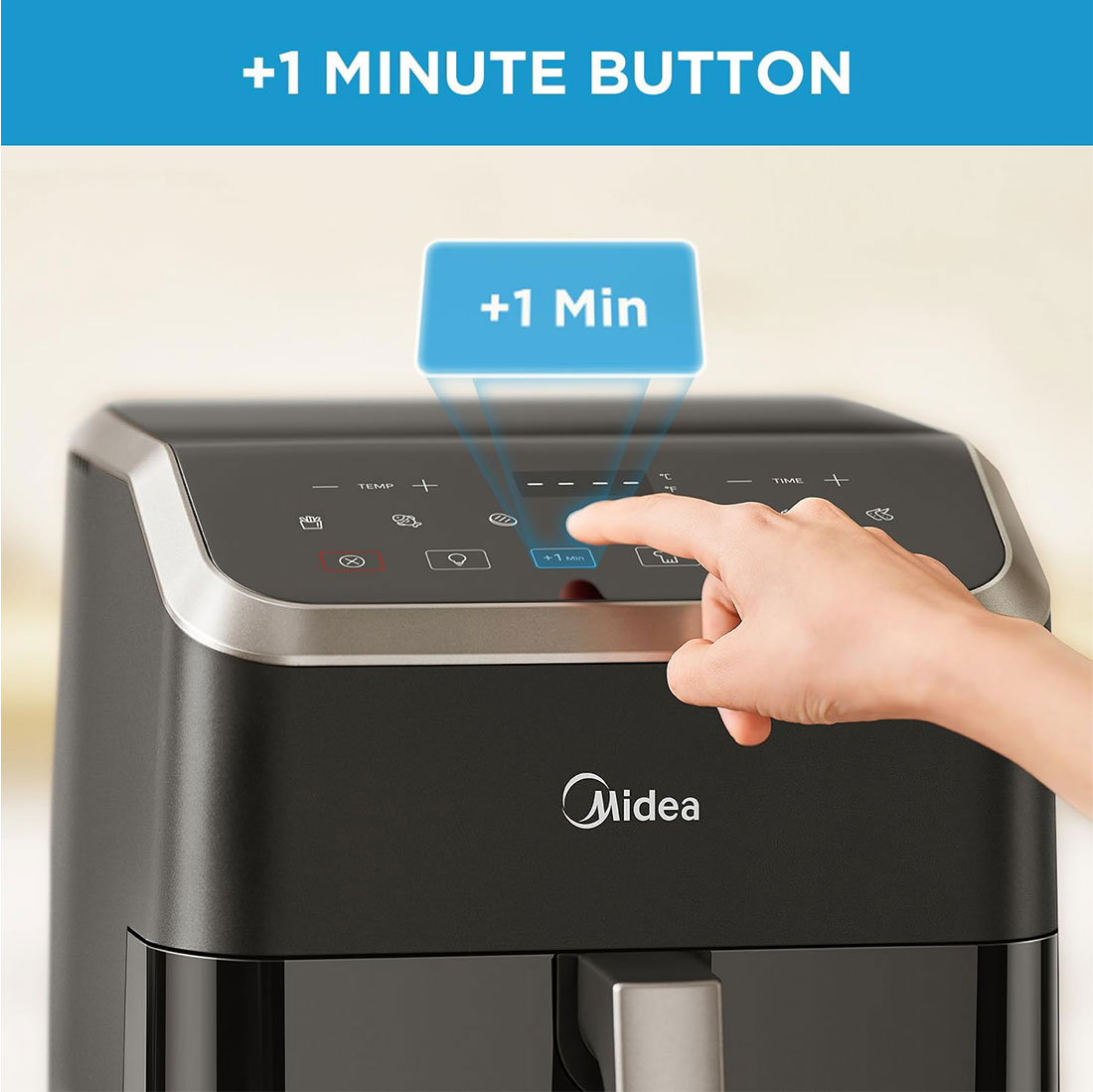 Digital Air Fryer – Clear Window – 5L