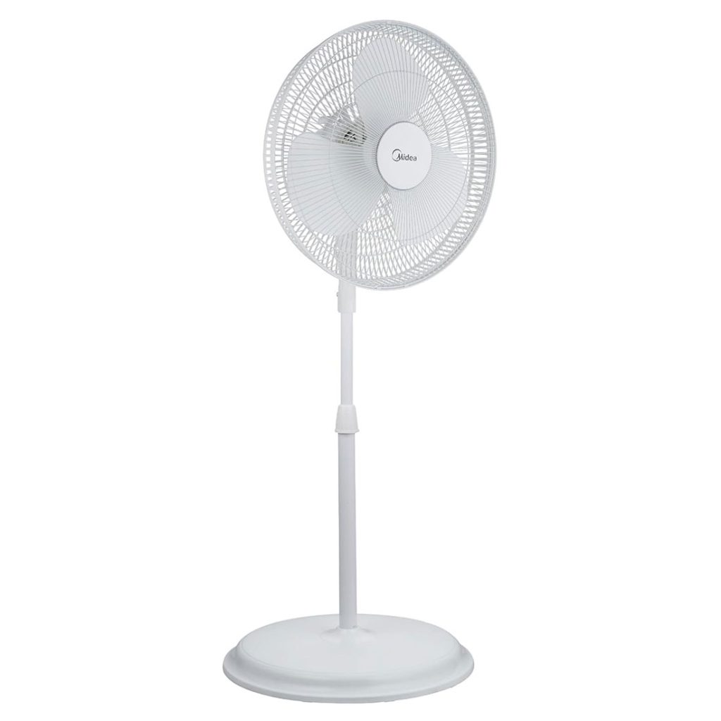 Pedestal Stand Fan 16 Inch-White