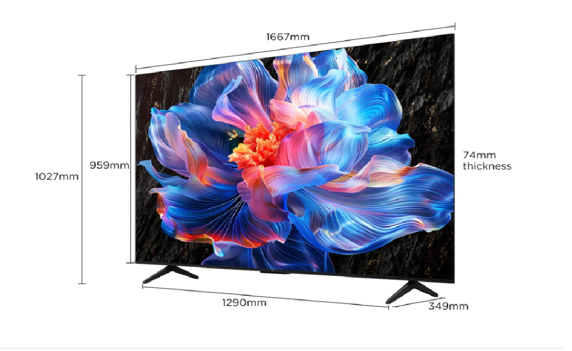 TCL 75''4k UHD
